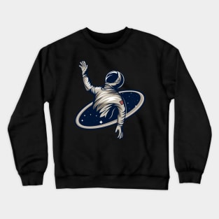 Astronaut in black hole Crewneck Sweatshirt